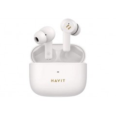 Havit true wireless in-ear headset med aktiv støjreduktion (hvid)