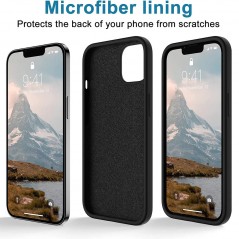 Sign Liquid Silicone beskyttelsesetui i sort til iPhone 15