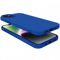 Covers - Cromo blødt beskyttelsesetui i blå til iPhone 15