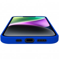 Covers - Cromo blødt beskyttelsesetui i blå til iPhone 15