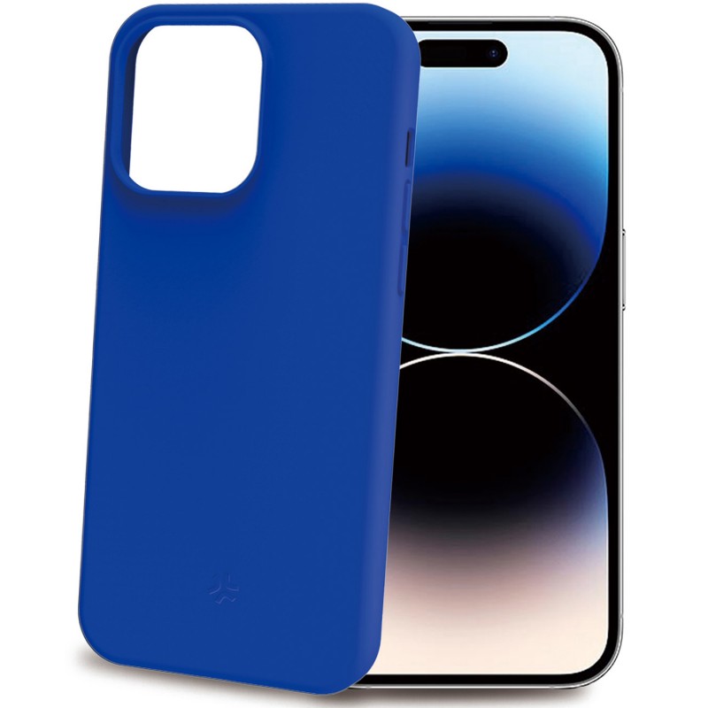 Covers - Cromo blødt beskyttelsesetui i blå til iPhone 15 Pro