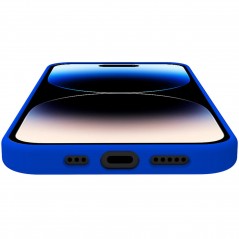 Covers - Cromo blødt beskyttelsesetui i blå til iPhone 15 Pro