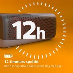 Trådløse bluetooth-højttalere - Philips GO bærbar vandtæt bluetooth-højttaler