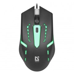 Defender gamingmus med flerfarvet belysning
