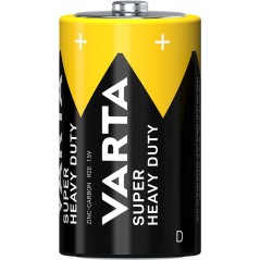 Varta Super Heavy Duty D-batterier R20 2-pak