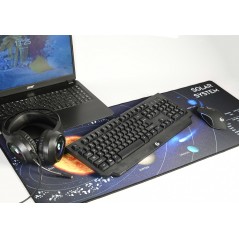 Gembird gaming-musemåtte med solsystem 90x35 cm