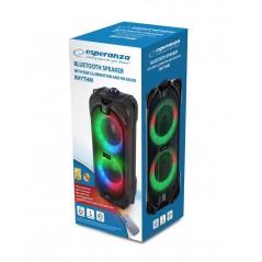 Trådløse bluetooth-højttalere - Esperanza batteridrevet trådløs bluetooth-højttaler med RGB-belysning