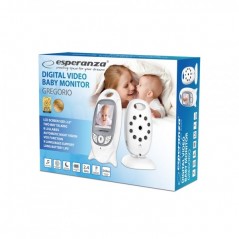 Esperanza babyalarm videokamera med 2" LCD-modtager