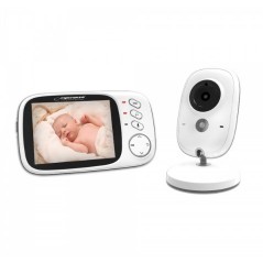 Esperanza babyalarm videokamera med 3,2" LCD-modtager