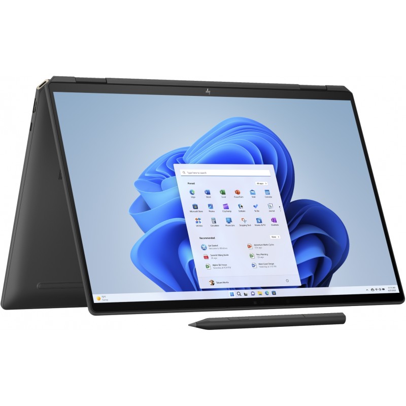 Bærbar computer med skærm på 16-17 tommer - HP Spectre x360 16-aa0097no 16" OLED 2.8K Touch Ultra 7 32GB 2TB SSD RTX 4050 Win 11