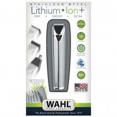 Personlig pleje - Wahl Lithium-Ion+ hårtrimmer i rustfrit stål med professionel kvalitet