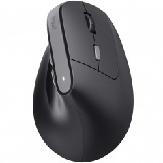 Trådløs mus - Trust ergonomisk trådløs vertikal mus med genopladeligt batteri