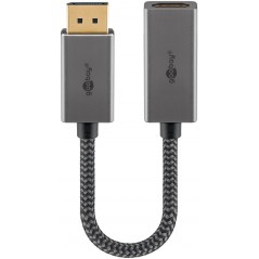 Goobay DisplayPort til HDMI-adapter med understøttelse af 8K i 60 Hz