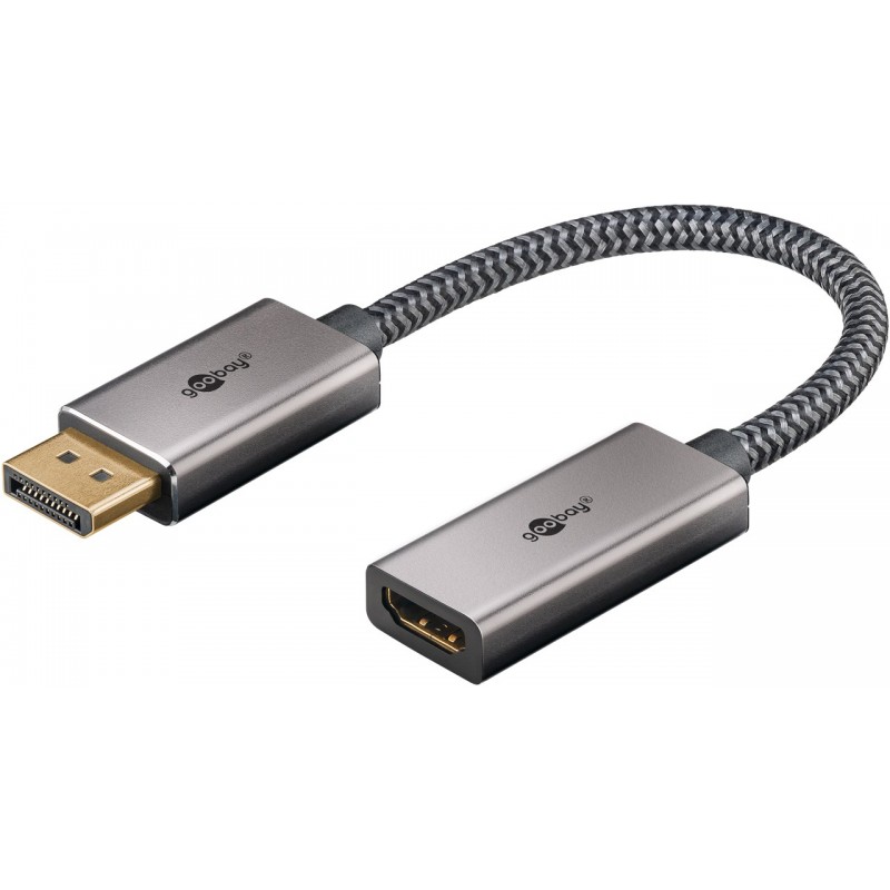 Skærmkabel & skærmadapter - Goobay DisplayPort til HDMI-adapter med understøttelse af 8K i 60 Hz
