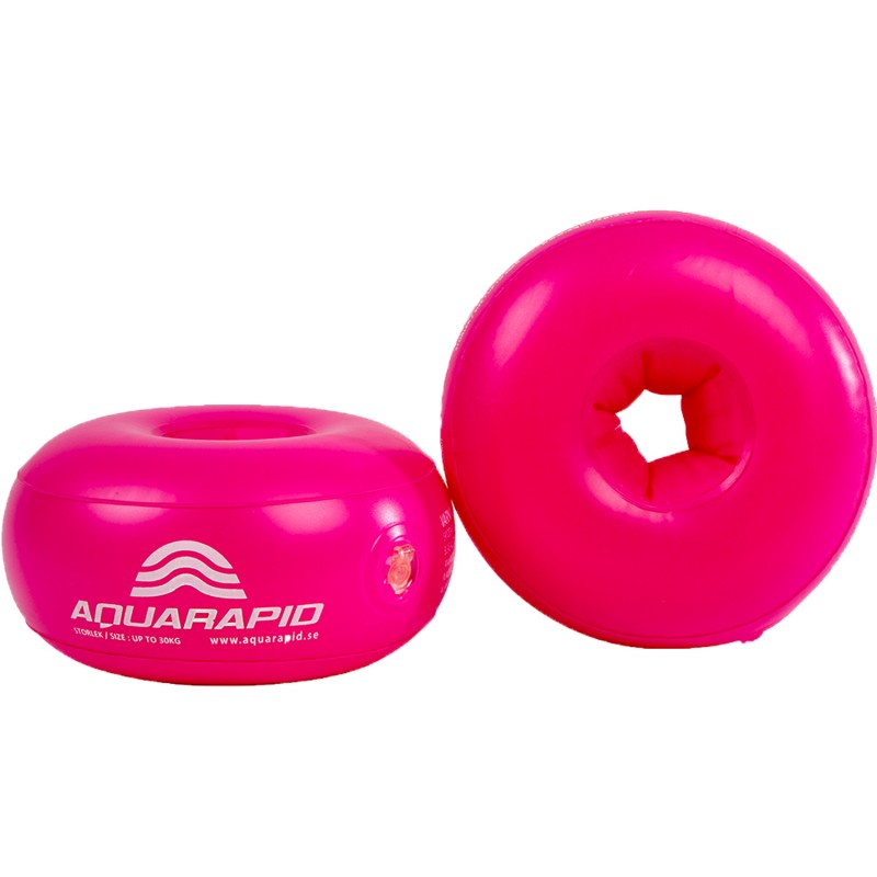 Sommerleg strand & have - Aquaring oppustelige armringe opdriftshjælp til børn 1-6 år (pink)