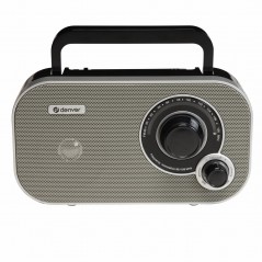 Denver bærbar FM-radio med batteri/strømledning