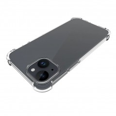 iPhone 15 - Gennemsigtigt TPU-mobiletui til iPhone 15 Shock-resistant
