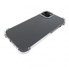 iPhone 15 - Gennemsigtigt TPU-mobiletui til iPhone 15 Shock-resistant