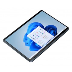 Bærbar computer med skærm på 16-17 tommer - HP Spectre x360 16-aa0898no 16" OLED 2.8K Touch Ultra 7 32GB 2TB SSD RTX 4050 Win 11 Space Blue