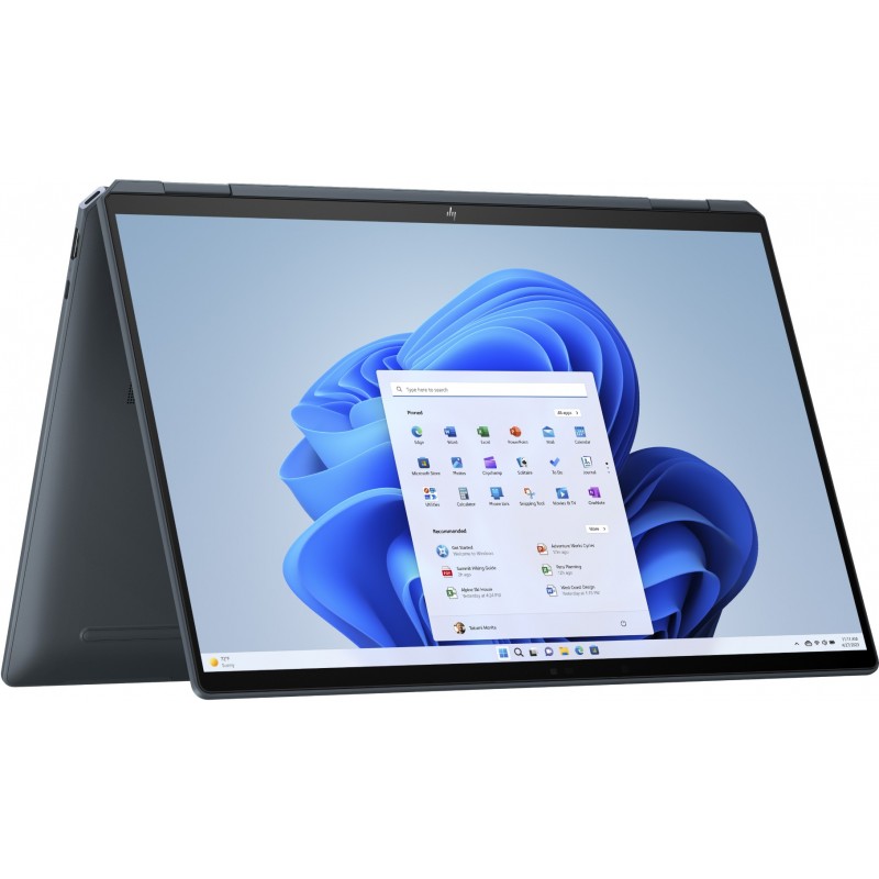 Bærbar computer med skærm på 16-17 tommer - HP Spectre x360 16-aa0898no 16" OLED 2.8K Touch Ultra 7 32GB 2TB SSD RTX 4050 Win 11 Space Blue