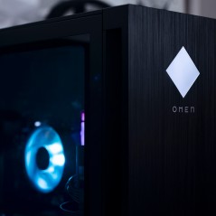 Billig gaming computer og stationær gaming computer - HP Omen 25L GT14-0405no Ryzen 5 16GB 1TB SSD 6700 XT 12GB WiFi Win 11