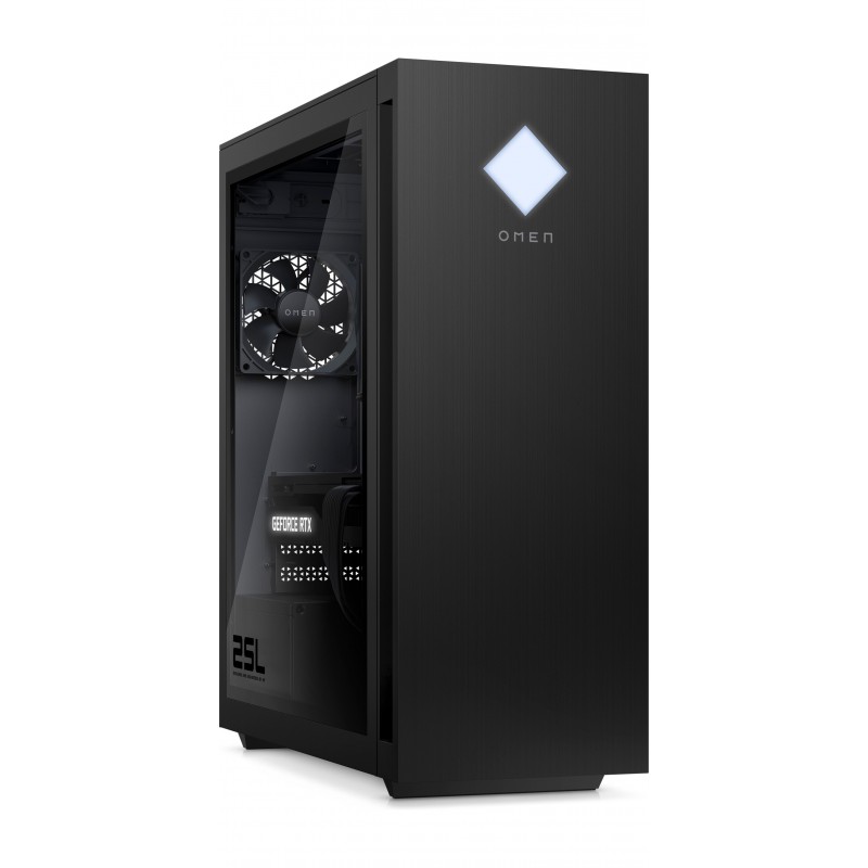 Billig gaming computer og stationær gaming computer - HP Omen 25L GT15-2805no i7-14700F 16GB 1TB SSD RTX 4060 Ti 8GB WiFi Win 11