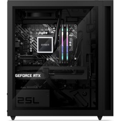 Billig gaming computer og stationær gaming computer - HP Omen 25L GT15-2805no i7-14700F 16GB 1TB SSD RTX 4060 Ti 8GB WiFi Win 11