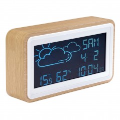 Hjem og Husholdning - Denver vejrstation med termometer, hygrometer, ur og kalender