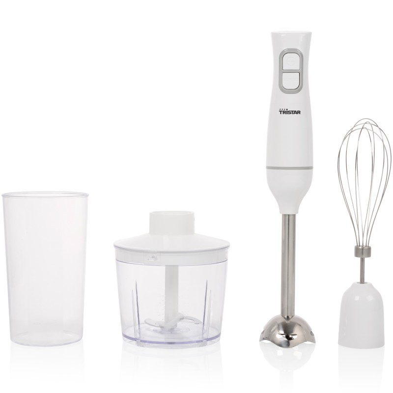 Blender og mixer - Tristar stavblender i sæt med ballonpiskeris og hakker
