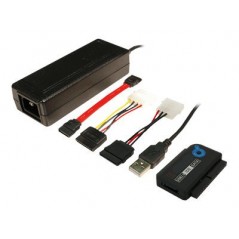 LogiLink USB-adapter til 2,5" og 3,5" IDE- og SATA-harddiske