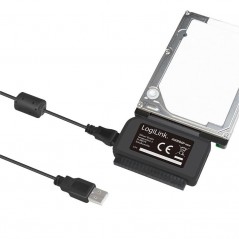 Dockingstationer til harddisk - LogiLink USB-adapter til 2,5" og 3,5" IDE- og SATA-harddiske