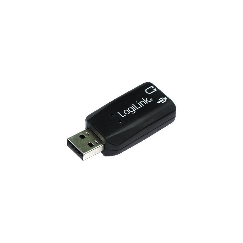 Lyd - LogiLink USB-lydkort med virtuel surround sound