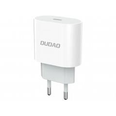 Dudao 20 Watt AC-adapter vægoplader med USB-C og 1 meter USB-C-kabel