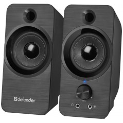 Defender computerhøjttaler med 2x 3,5 mm og USB-strømforsyning
