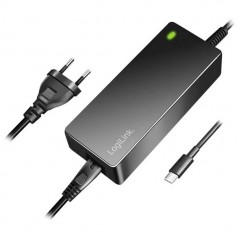 LogiLink universel 100W USB-C-computeroplader (AC-adapter) med strømkabel
