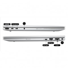 Bærbar computer med skærm på 14 og 15,6 tommer - HP EliteBook 8 G1i 14" FHD+ Intel Ultra 5 225U 32GB 512GB Win 11 Pro