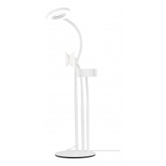 3-i-1 Selfie Ring Light til smartphone med ringlys, telefonholder og mikrofonholder