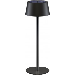 Øvrige tilbud - Goobay Bærbar solcellebordlampe til indendørs og udendørs brug, dæmpbar (sort/hvid/bronze) (demo)