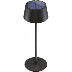 Øvrige tilbud - Goobay Bærbar solcellebordlampe til indendørs og udendørs brug, dæmpbar (sort/hvid/bronze) (demo)