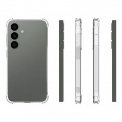 Smartphone- & mobiltilbehør - Gennemsigtigt mobiletui til Samsung Galaxy S24