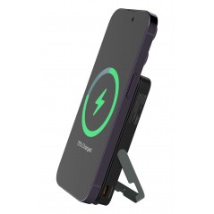 Portable batterier - Deltaco powerbank 5000 mAh med trådløs opladning 15W og MagSafe