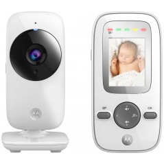 Motorola VM481 babyalarm og videokamera med 2" LCD-modtager