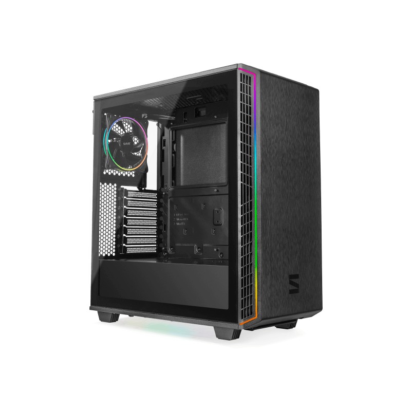 Brugte gaming-computere - Svive Halo S650 gamingcomputer med Intel i7 64 GB 512 GB + 1 TB SSD + 3 TB RTX2060 Win11 Pro (brugt)