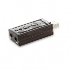 Savio USB-lydkort med virtuelt 7.1 surroundlyd