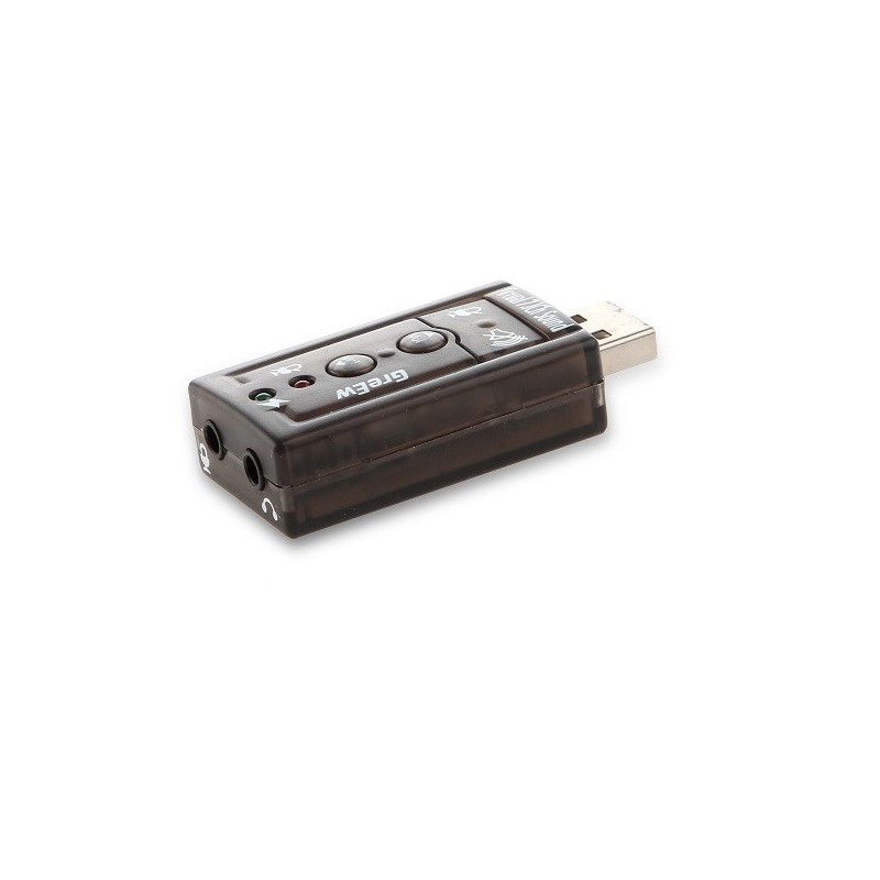 Lyd - Savio USB-lydkort med virtuelt 7.1 surroundlyd