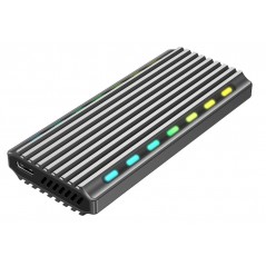 Ekstern USB-C-kabinet til M.2 NVMe og SATA SSD