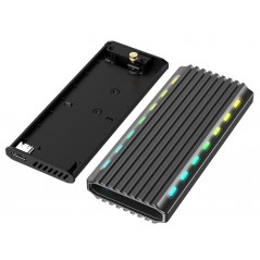 Kabinetter til intern harddisk - Ekstern USB-C-kabinet til M.2 NVMe og SATA SSD