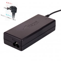 Akyga AC-adapter 19,5 volt 75 watt med rund stikben 6,5 x 4,4 mm til f.eks. Sony