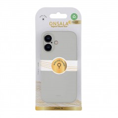 Covers - Onsala telefonetui i genbrugsmateriale til iPhone 16 i grå