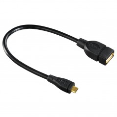 HAMA microUSB til USB-A hun OTG-adapter